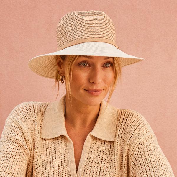 Rigon Headwear Daphne Bucket Cancer Council Ivory/Natural
