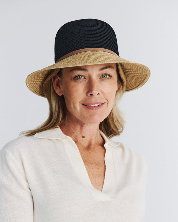 rigon headwear Daphne Bucket Cancer Council Ivory/Natural