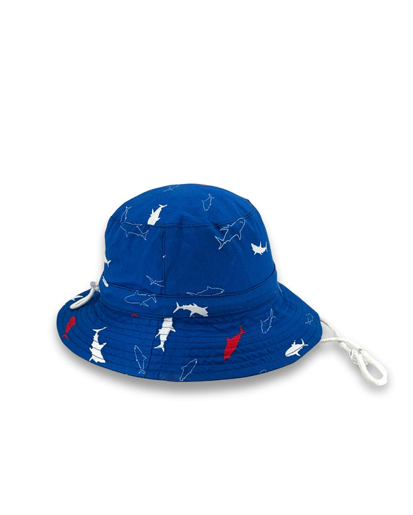 Rigon Headwear Darcy Bucket Cancer Council White Dino