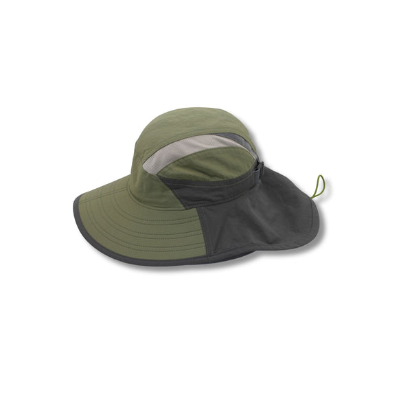Rigon Headwear Dorian Bucket Cancer Council Green/Charcoal