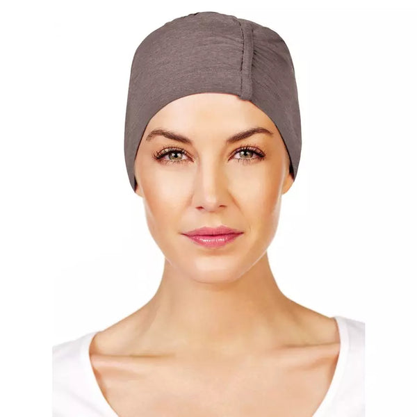 Rigon Headwear HOC Chandra Night Cap - Brown Melange Christine Headwear Brown Melange