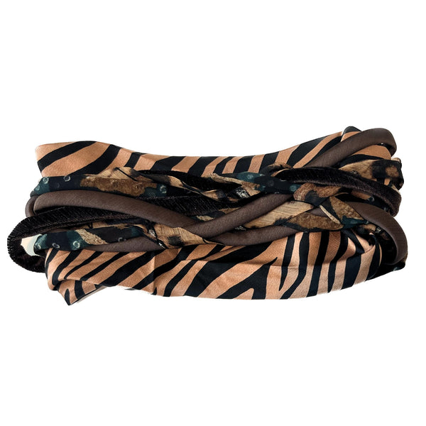 Rigon Headwear HOC Scarlett Boho Headband - Animal Mix Christine Headwear Animal Mix