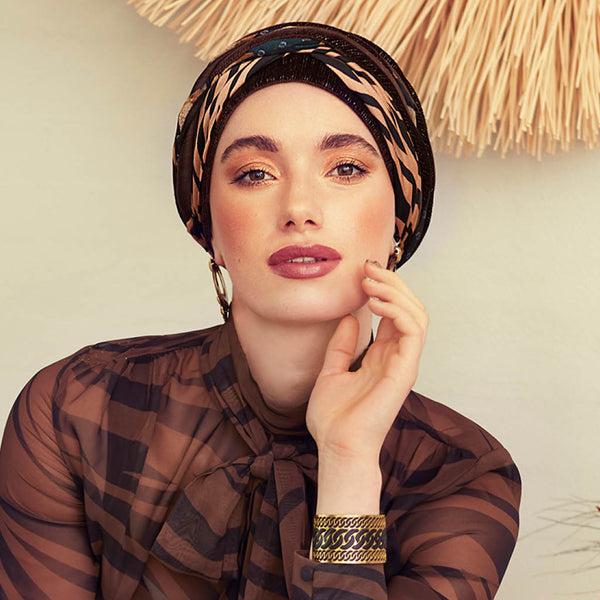 rigon headwear HOC Scarlett Boho Headband - Animal Mix Christine Headwear Animal Mix