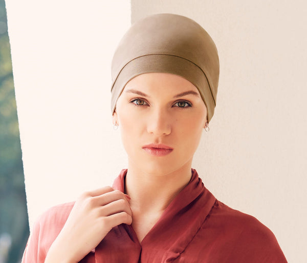 rigon headwear HOC VIVA Laura Turban - Vintage Khaki Christine Headwear Vintage Khaki