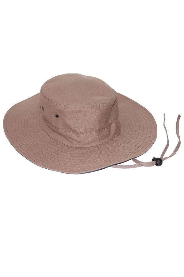 Rigon Headwear Jack Cricket Cancer Council Choc/Navy