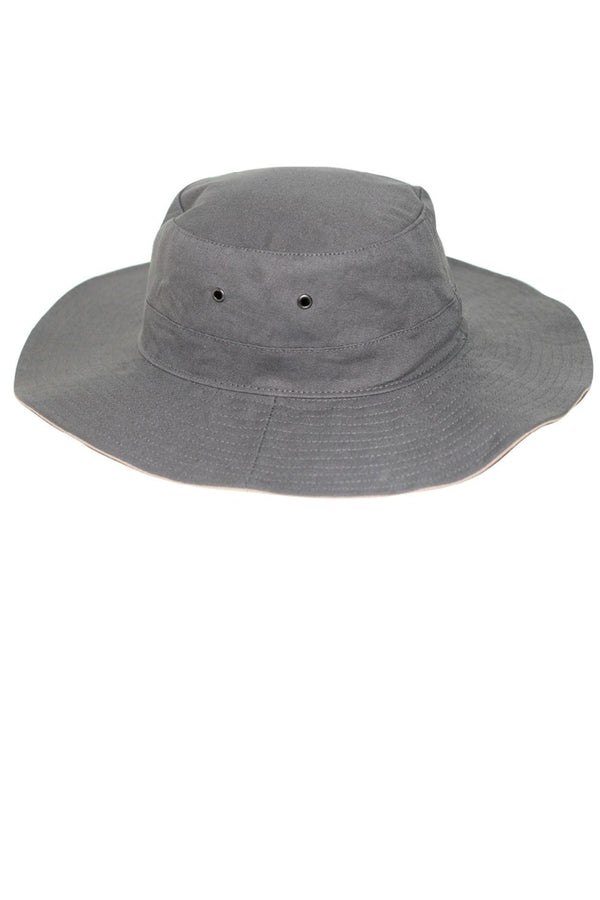 Rigon Headwear Jack Cricket Cancer Council Choc/Navy