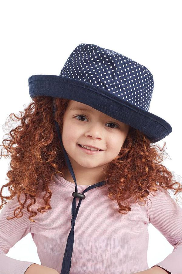 rigon headwear Jessica Bucket Cancer Council Navy/White