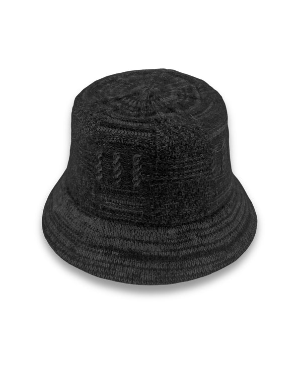 Rigon Headwear Jordan Angora Bucket- Black Autumn Daze Black