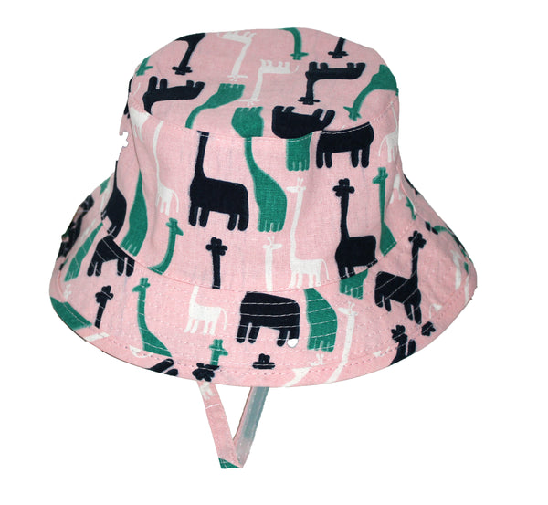 Rigon Headwear Julian Bucket Cancer Council Pink Giraffe