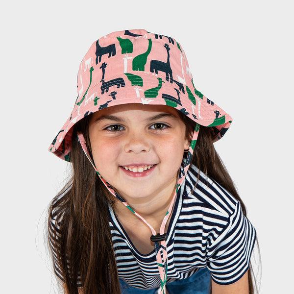 rigon headwear Julian Bucket Cancer Council Pink Giraffe