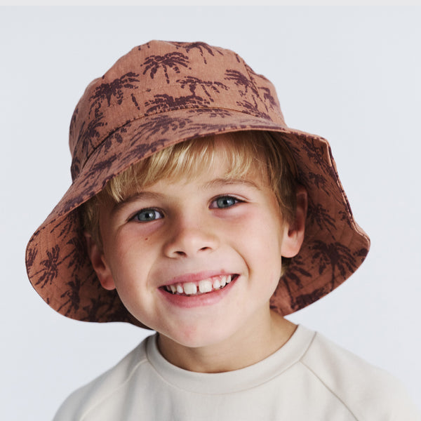 Rigon Headwear Kyle Bucket Cancer Council Light Brown