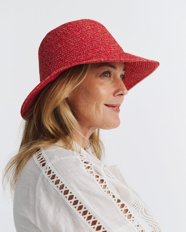 rigon headwear Lacey Bucket Hat Cancer Council Oatmeal