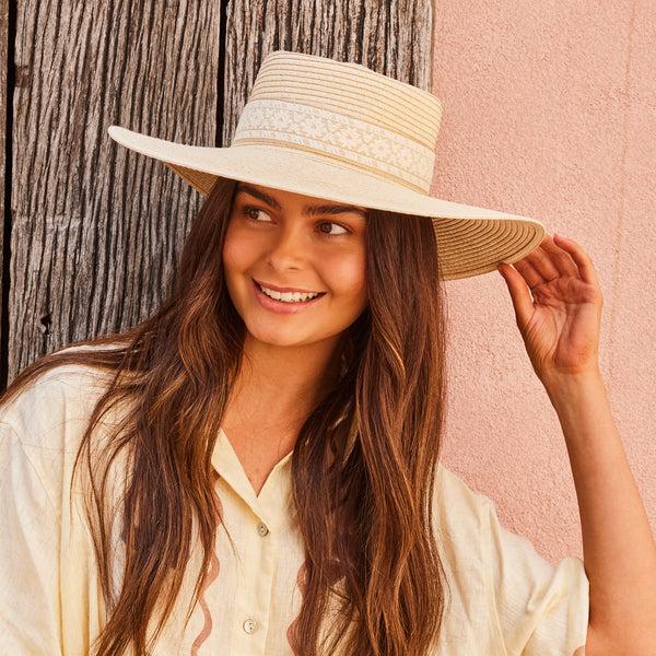 rigon headwear Leila Capeline Cancer Council Natural