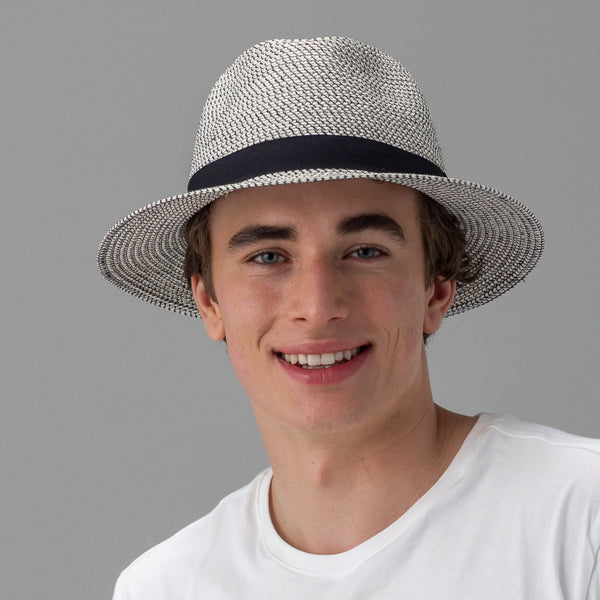 Rigon Headwear Lionel Trilby Summer Living White/Black