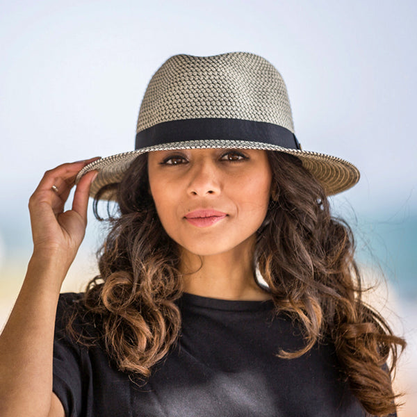 Rigon Headwear Lionel Trilby Summer Living White/Black