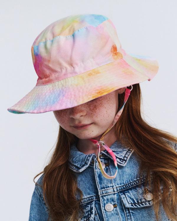 Rigon Headwear Logan Bucket Cancer Council White Surf