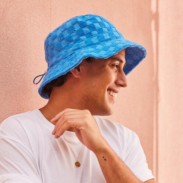 rigon headwear Mandurah Unisex Bucket Hat Cancer Council Royal Blue