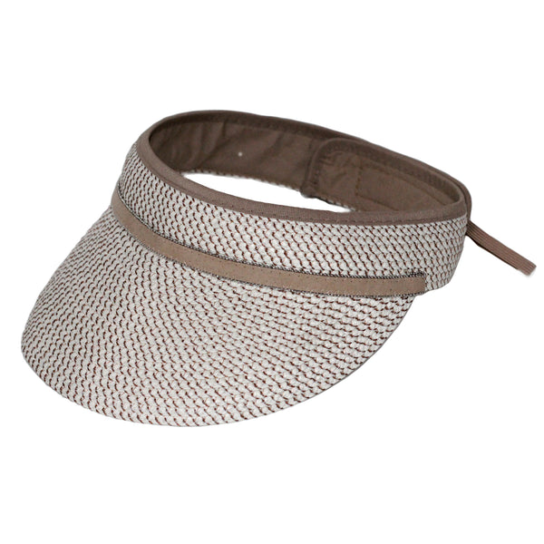 Rigon Headwear Maria Visor Summer Living Black/White