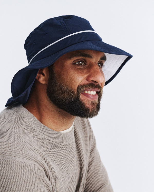 Rigon Headwear Marvin Bucket Cancer Council Silver Grey