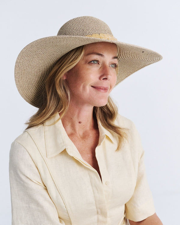 Rigon Headwear Melissa Capeline Cancer Council Mix Wheat