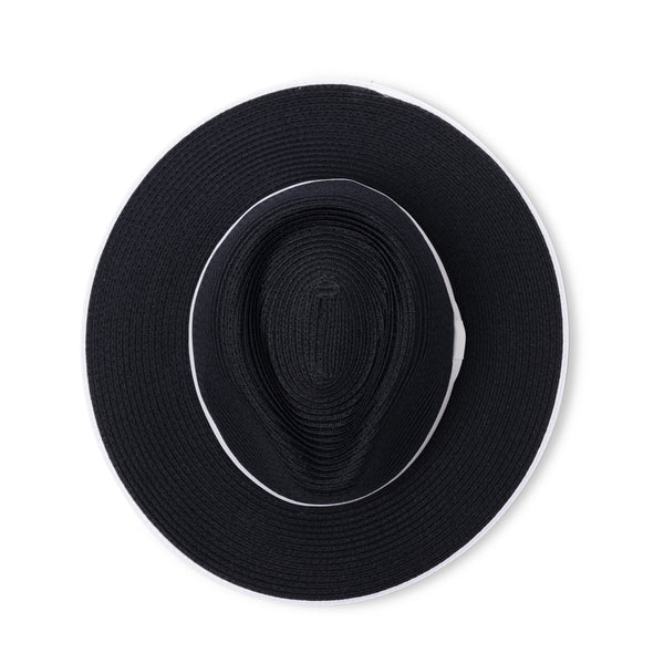 Rigon Headwear Mia Flexibraid® Fedora Cancer Council Navy/White