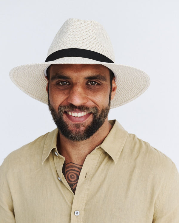 Rigon Headwear Outback Fedora Cancer Council Chocolate