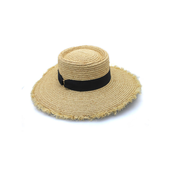 Rigon Headwear Quinn Raffia Wide Brim Cancer Council