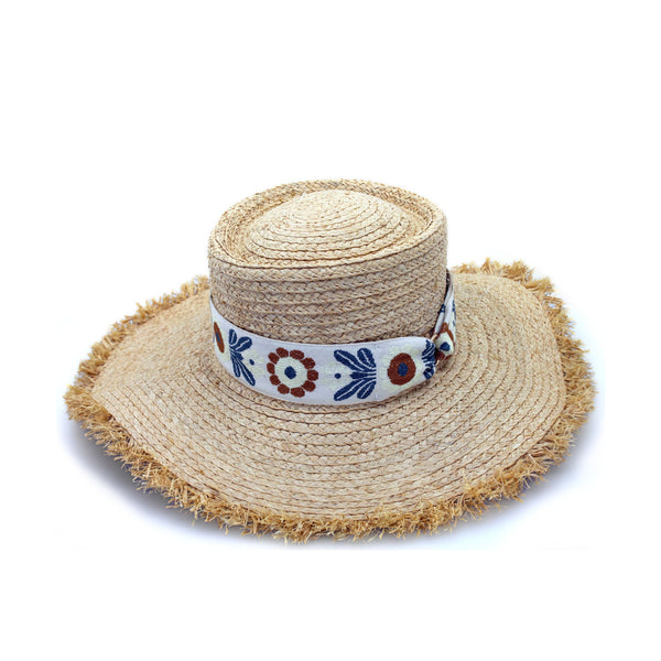 Rigon Headwear Quinn Raffia Wide Brim Cancer Council