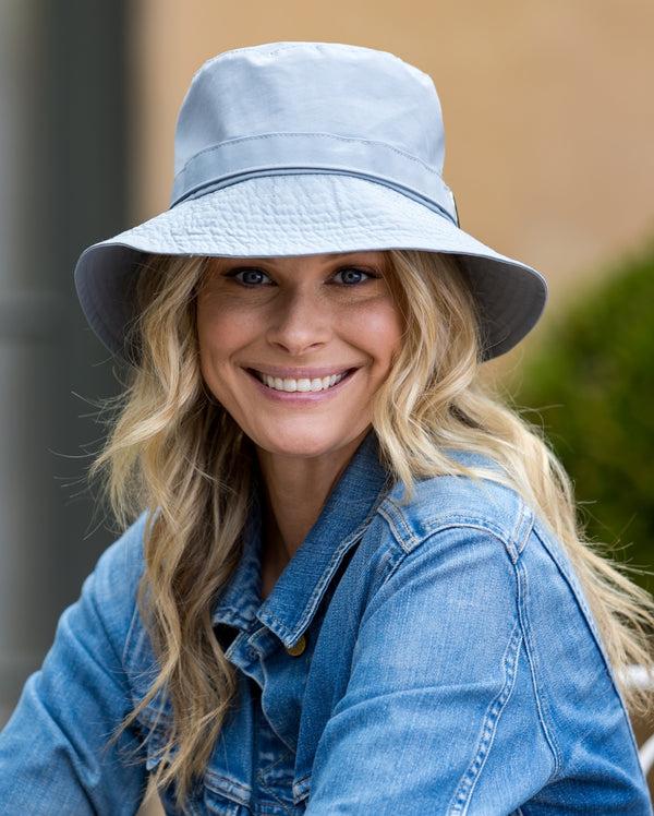 rigon headwear Raquel Bucket - Dusty Blue Autumn Daze Dusky Blue