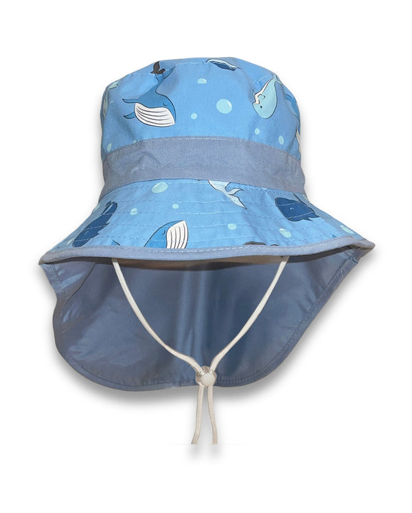 Rigon Headwear Remy Legionnaire Cancer Council Blue Whale