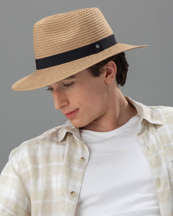 rigon headwear Apache Fedora Summer Living Caramel