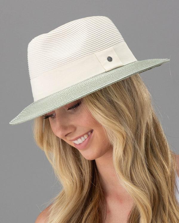 rigon headwear Bangalow Fedora Summer Living Olive