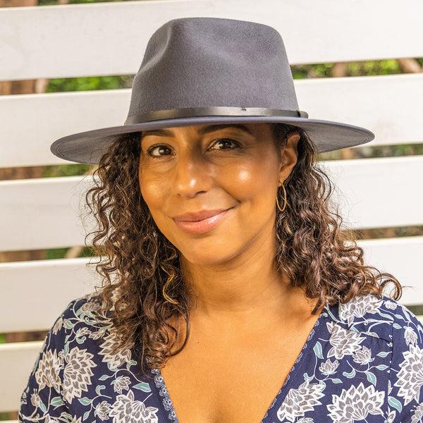 Rigon Headwear Benadict Felt Fedora Cancer Council