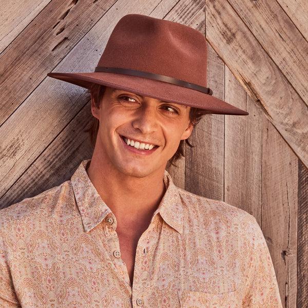 Rigon Headwear Benadict Felt Fedora Cancer Council