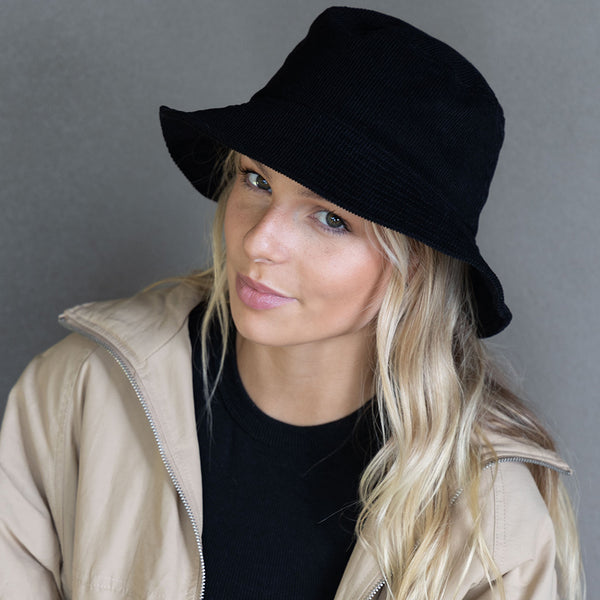 Rigon Headwear Benita Bucket Autumn Daze Black