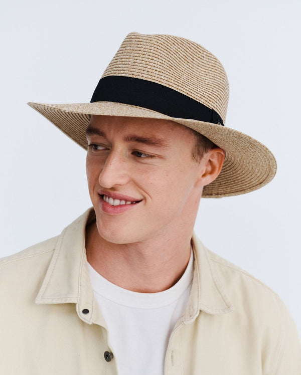 Rigon Headwear Cafe Fedora Cancer Council Camel