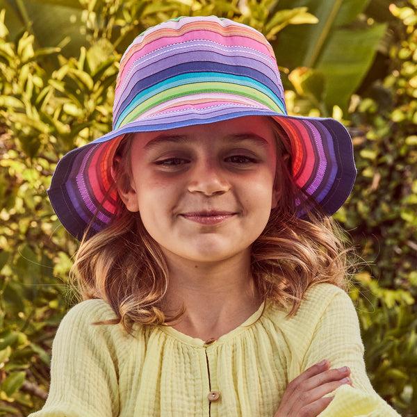 Rigon Headwear Chloe Bucket Cancer Council Lilacs