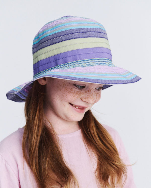 rigon headwear Chloe Bucket Cancer Council Lilacs