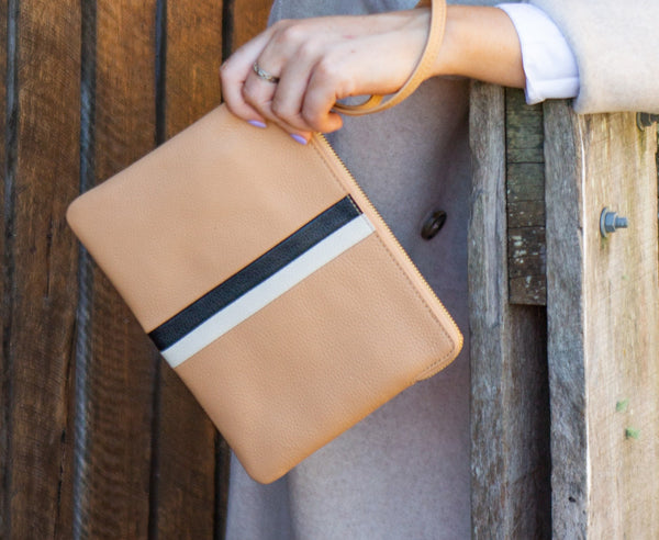 Rigon Headwear Genuine Leather Clutch Before Dark