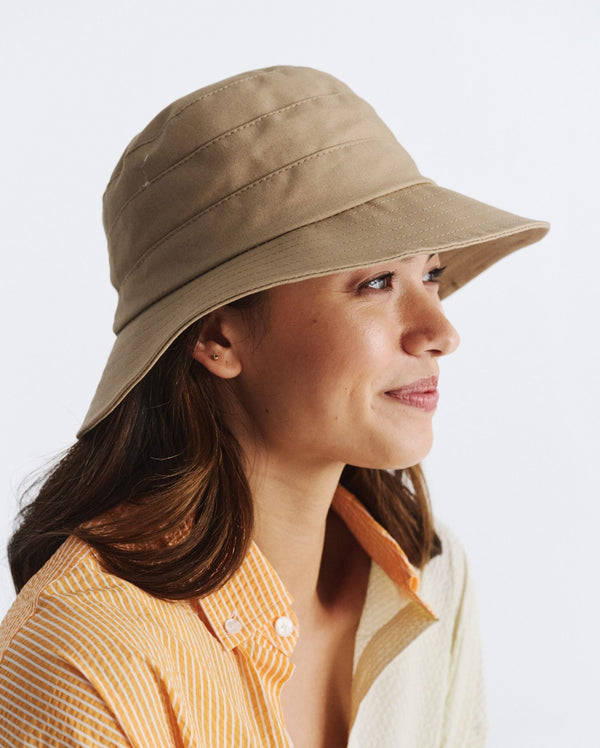 Rigon Headwear Golf Bucket Cancer Council White