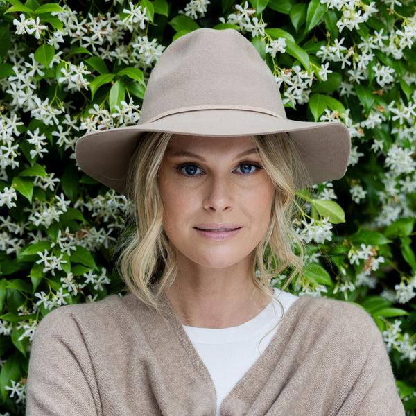 rigon headwear Helicon Fedora Autumn Daze Ivory