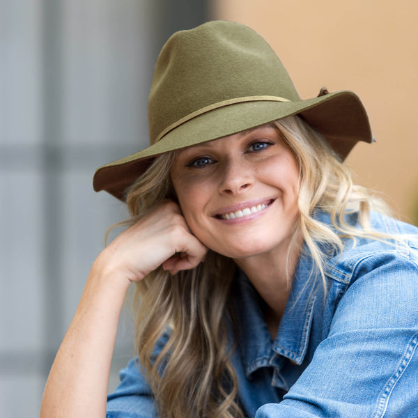 Rigon Headwear Helicon Fedora Autumn Daze Ivory