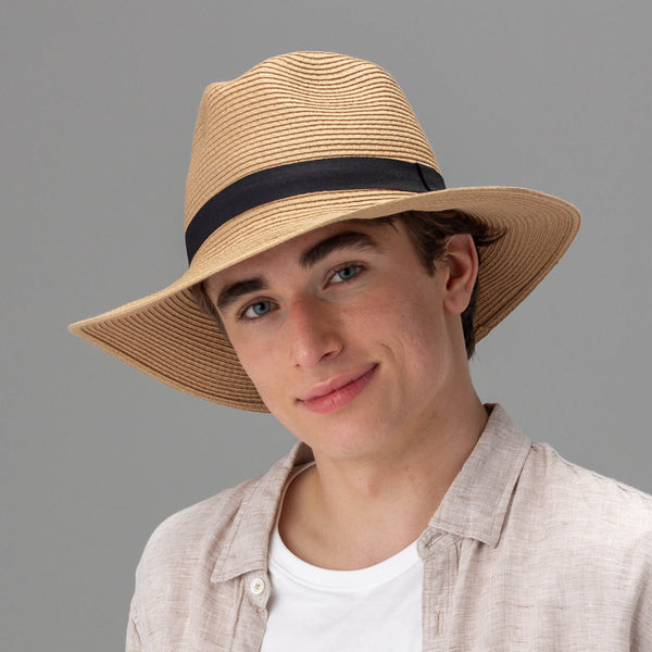 Rigon Headwear Leon Fedora Summer Living Camel