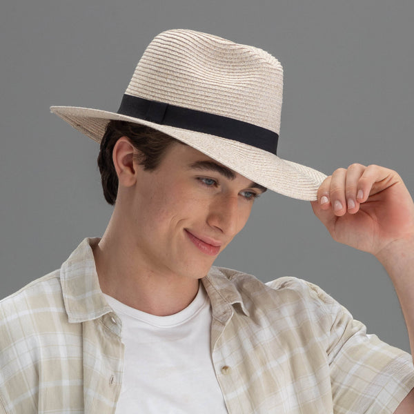 rigon headwear Leon Fedora Summer Living Camel