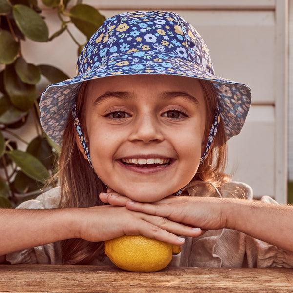 rigon headwear Levi Bucket Cancer Council Blue Car