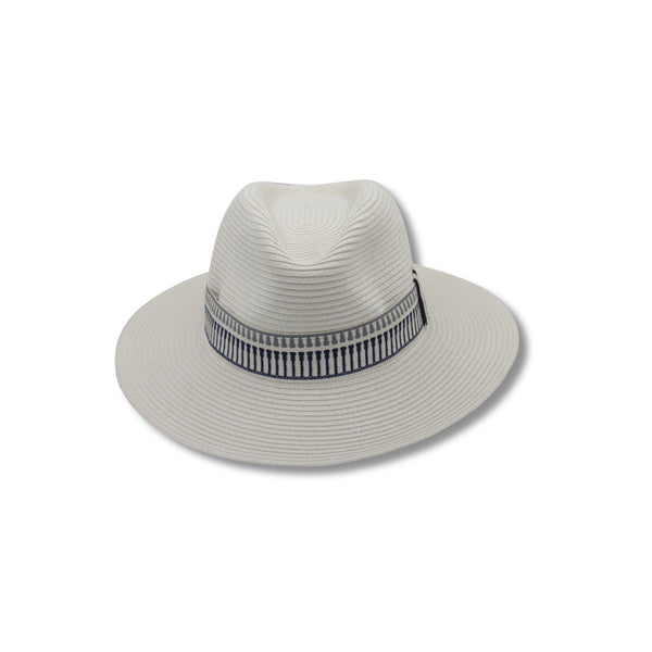 Rigon Headwear Marley Fedora Cancer Council Ivory