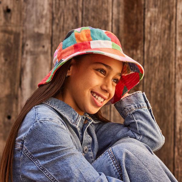 rigon headwear Reggie Bucket Cancer Council Sun