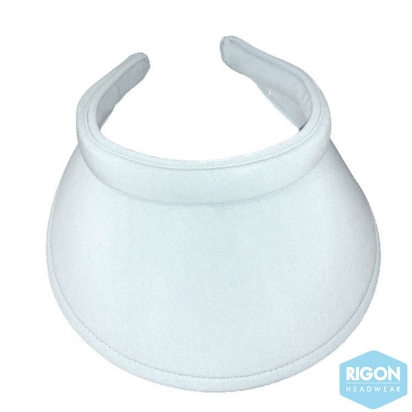 Rigon Headwear Resort Visor Summer Living White