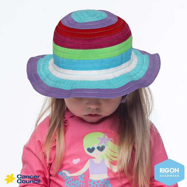 rigon headwear Sadie Bucket Cancer Council