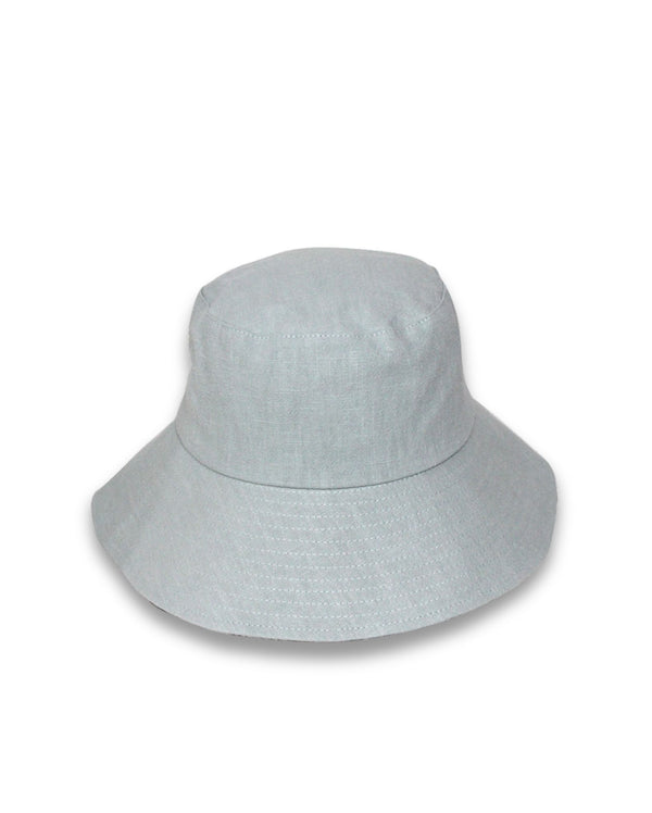 Rigon Headwear Sadie Linen Bucket Cancer Council Blue